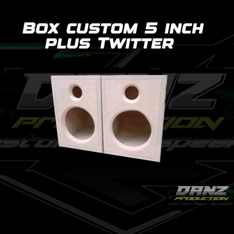 Jual box custom 5 inch plus Twitter box speaker | Shopee Indonesia