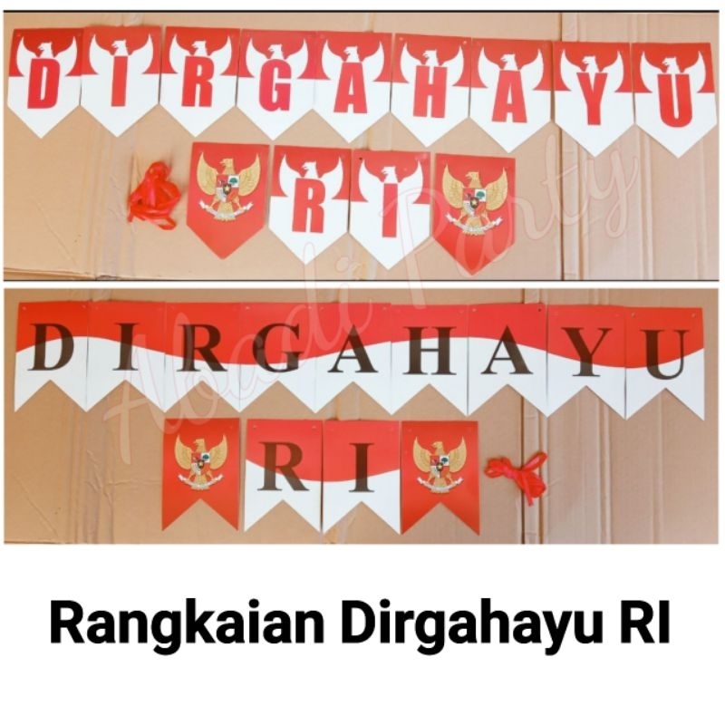 Jual Rangkaian Segi 5 Dirgahayu RI / Banner Kertas Dirgahayu RI ...