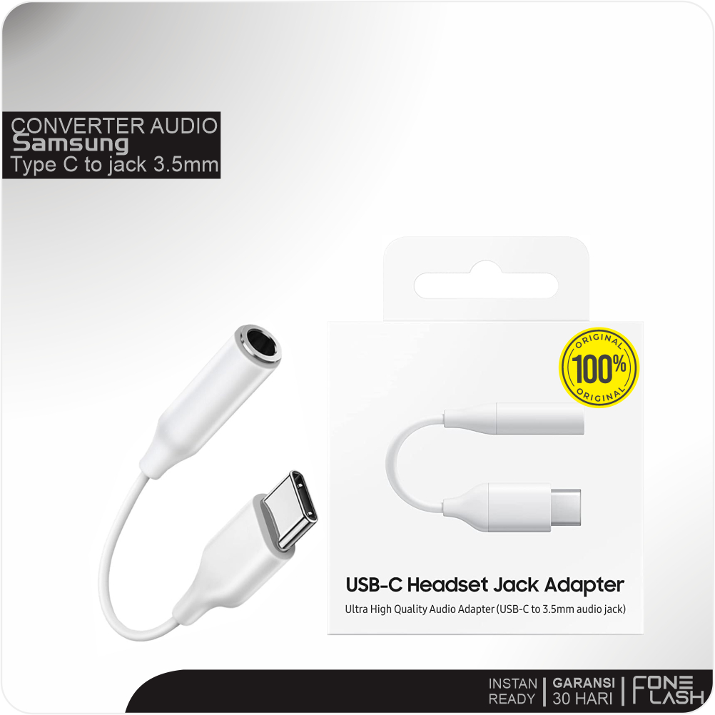 Jual Converter headset Earphone Audio Type C Samsung USB C handsfree