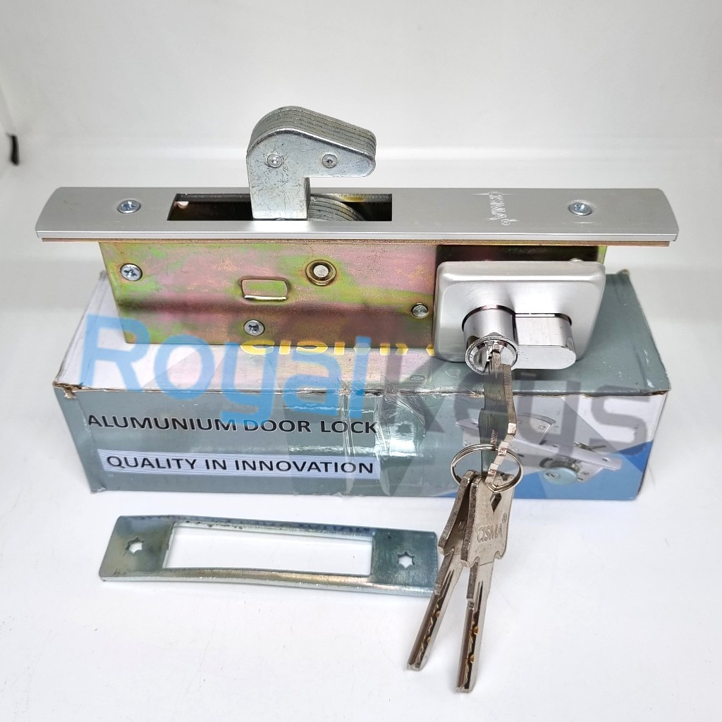 Jual Kunci Pintu Sliding Aluminium Cisma KC 87130 Alumunium Kait Besar ...