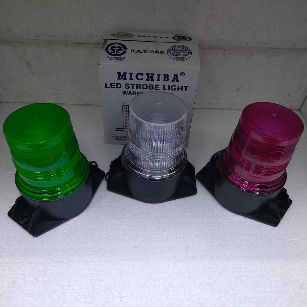 Jual LAMPU ROTARI WARNING LAMP ROTARY LIGHT MICHIBA MINI 12-24 VOLT ...
