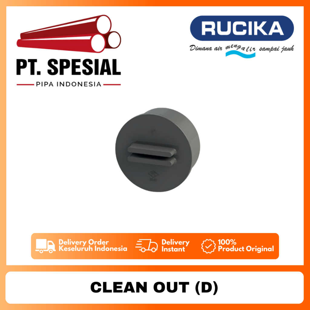 Jual Clean Out With Plug D PVC Rucika / Clean Out D Rucika / Tutup Pipa ...