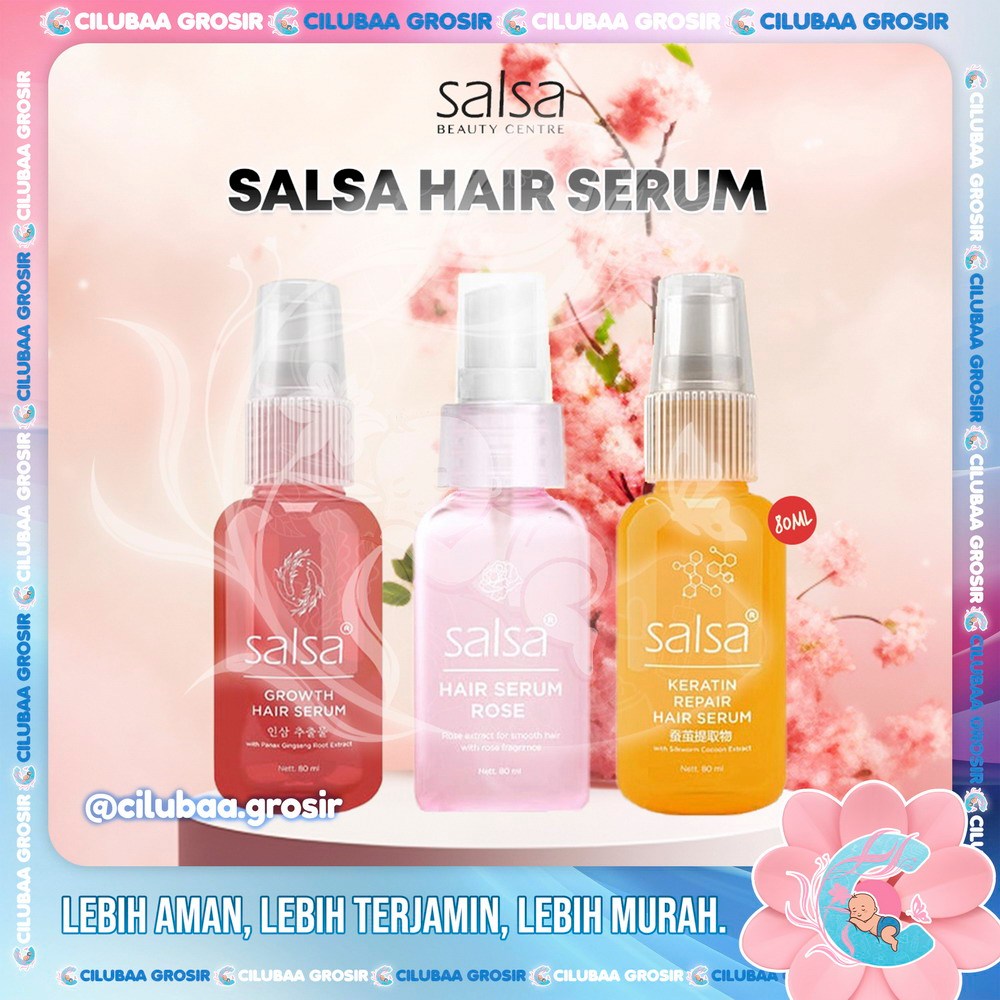 Jual SALSA Hair Serum || Perawatan Rambut Keratin & Growth Treatment ...