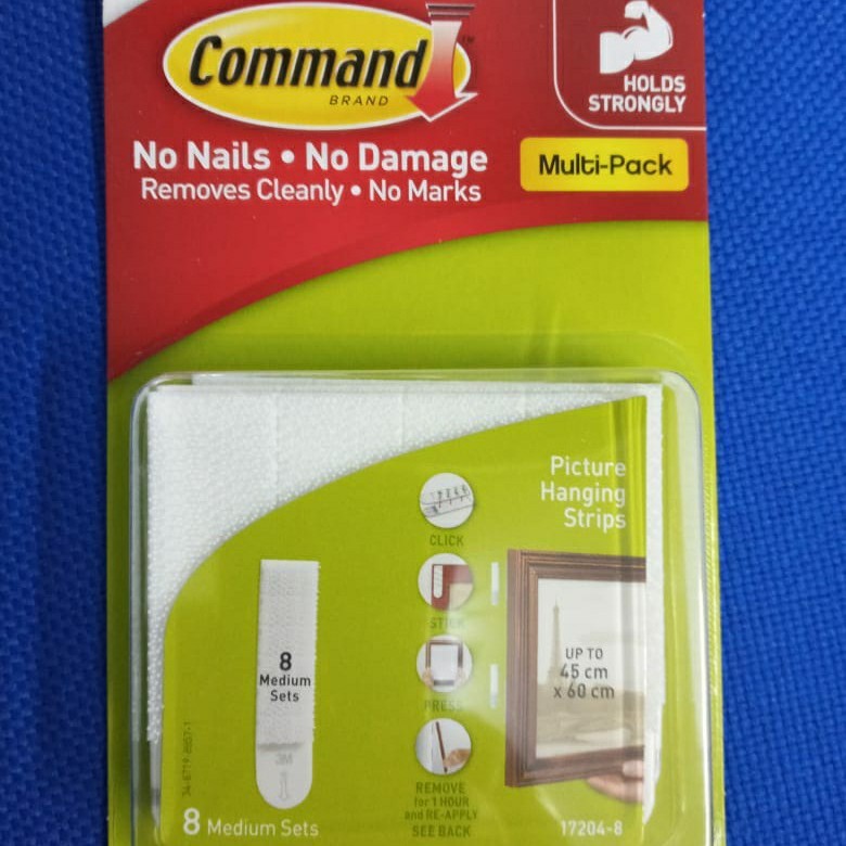 Jual 3m Command Picture Hanging Strips 17204 8 Isi 8sets Shopee Indonesia