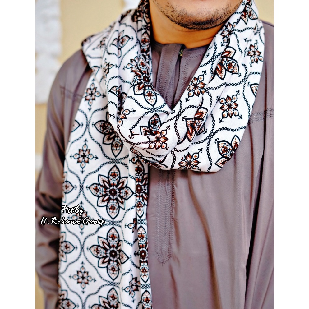 Jual KODE B42Q Sorban Khasmiri Terompa Nabi Sorban Habaib Aridha Motif ...