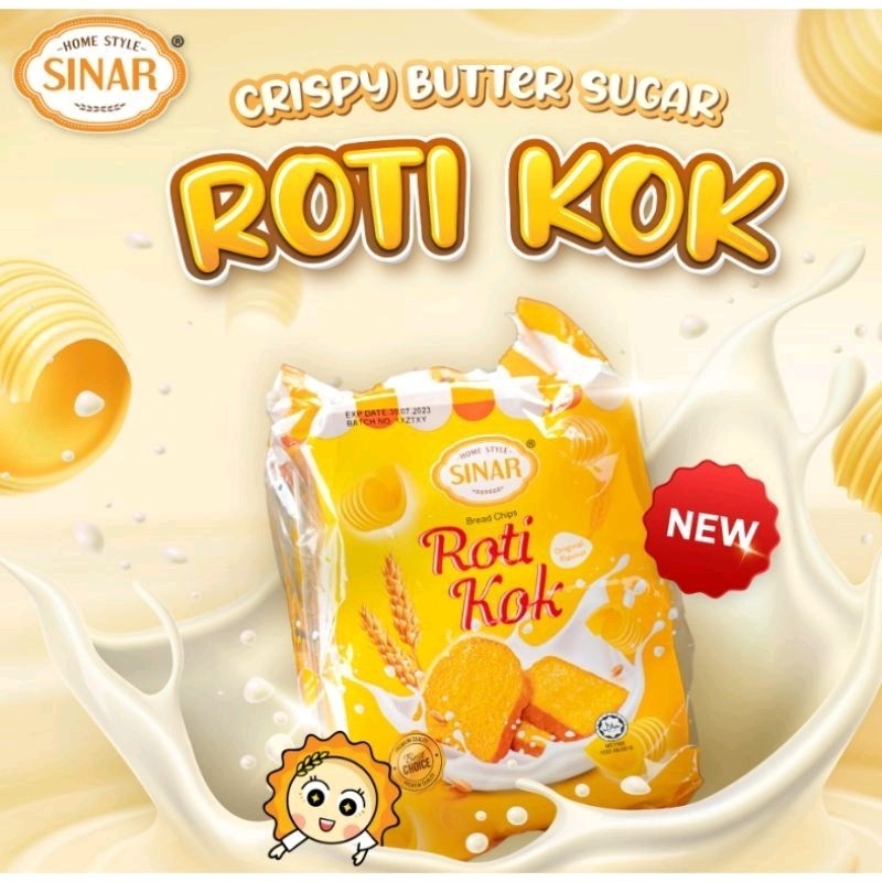 Jual Sinar Roti Kok / Roti Garing / Bagelang / Roti Kering 120g ...