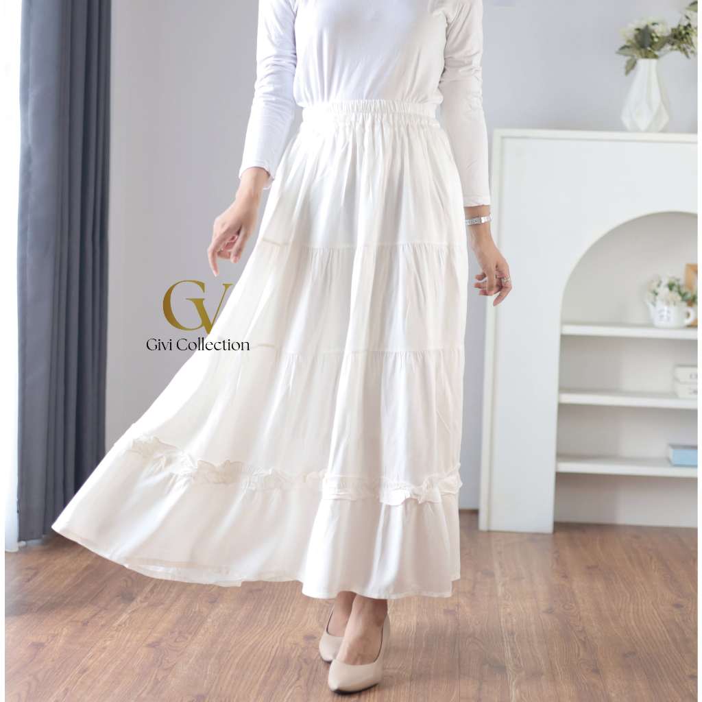 Jual megumi skirt japan korean style | rok korea | rok susun rok canda ...