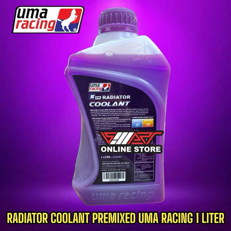 Jual AIR RADIATOR UMA RACING / RADIATOR COOLANT PREMIXED 1 LITER ...