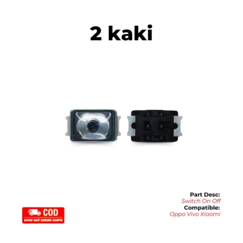 Jual Switch On Off Kaki 2 / Switch Tombol Power Volume | Shopee Indonesia