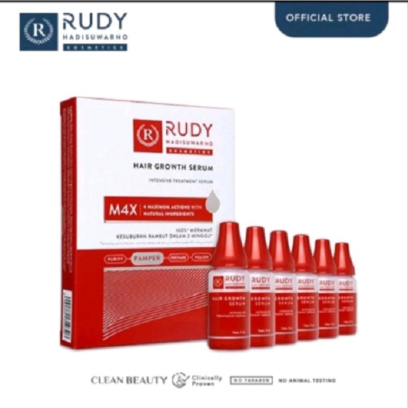 Jual (PROMO ITC) Rudy Hadisuwarno Cosmetics Hair Growth Serum Hair ...