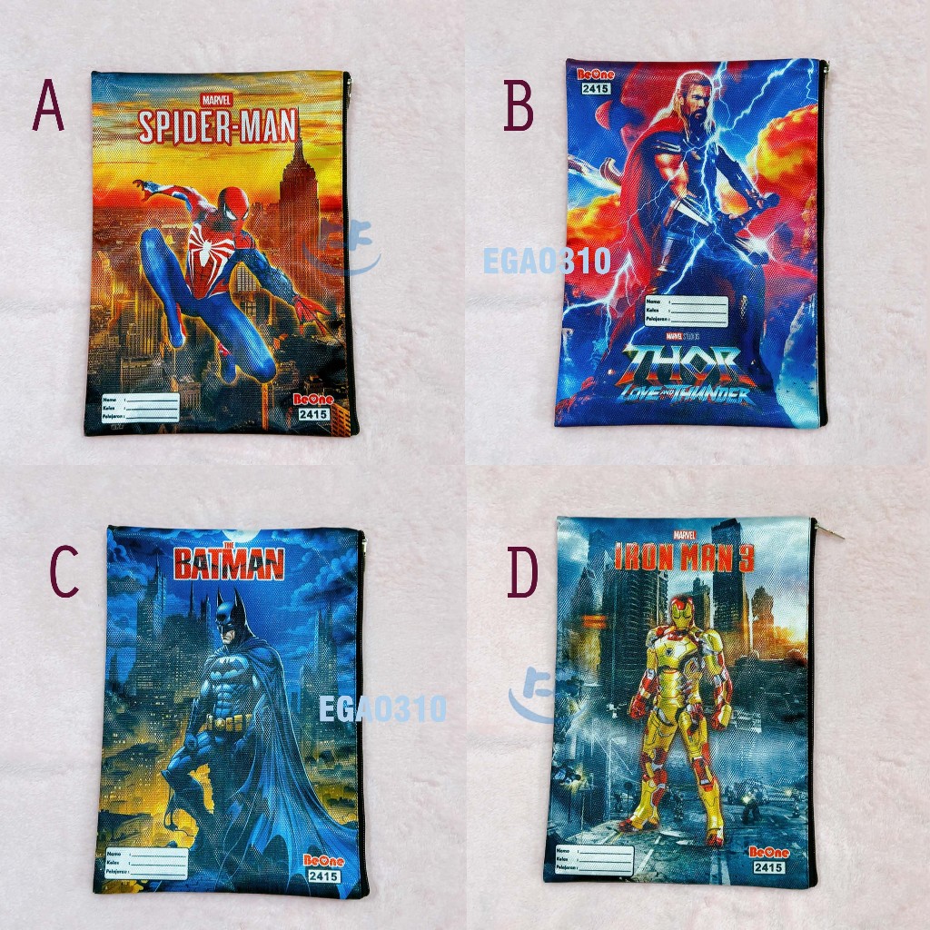 Jual Map Folder Dokumen F4 Kain- Avengers | Shopee Indonesia
