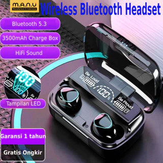 M10 TWS Wireless Headset Bluetooth In Ear Headphone Noise-Cancelling 10D bass stereo HiFi HD LED Display Wireless Bluetooth Hetset 3500mAh Power Bank Earphone
