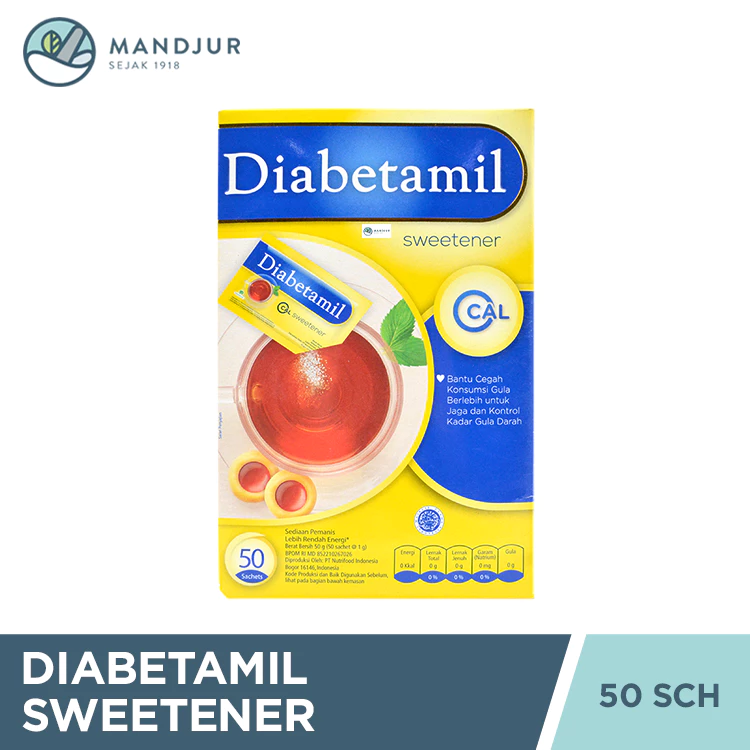 Diabetamil Sweetener oleh Nutrifood: Solusi Cerdas Nikmati Rasa Manis Tanpa Khawatir Gula Darah Naik