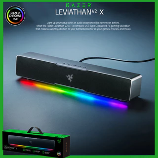 Razer Leviathan V2 X クロミ サウンドバー コンパクトな USB Type-C