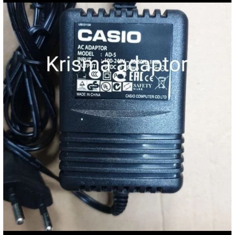 KFD 9V 2A Caricatore Alimentatore Per Casio CTK-691 CTK-800 CA 100 Tastiera Elettronica Keyboard AD-5 AD-5MU AD-5MLE AD-5GL AD-5MR AD-5EL WK-110 WK-200 LK-43 LK-100 CTK-496 573 2100 Caricabatterie