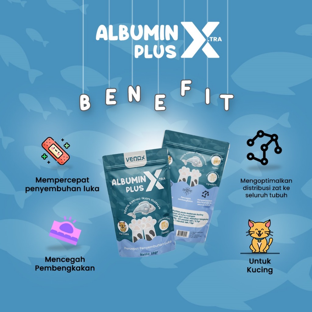 Jual ALBUMIN PLUS XTRA - Venox Vitamin Cemilan Imunitas Anjing Kucing ...
