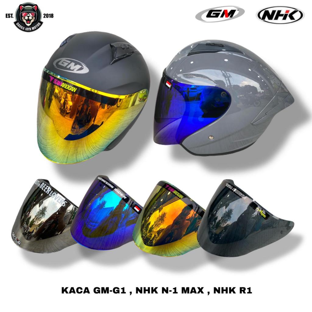 Jual KACA VISOR GM-G1 / VISOR NHK N1 MAX / KACA NHK R1 IRIDIUM | Shopee ...