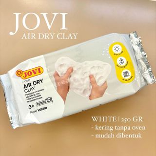Jual Air Dry Clay JOVI 250gr WHITE - Modelling Clay White - Tanah Liat ...