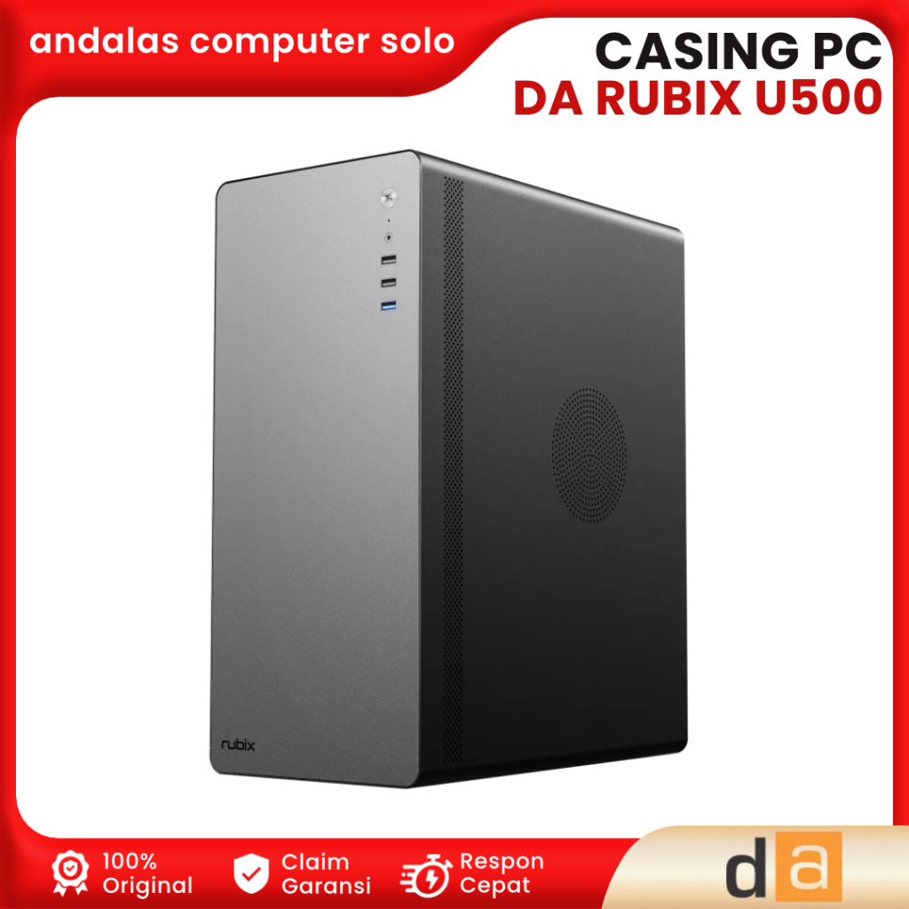 Jual Casing PC Komputer Case Office PC Digital Alliance Rubix U500 ...