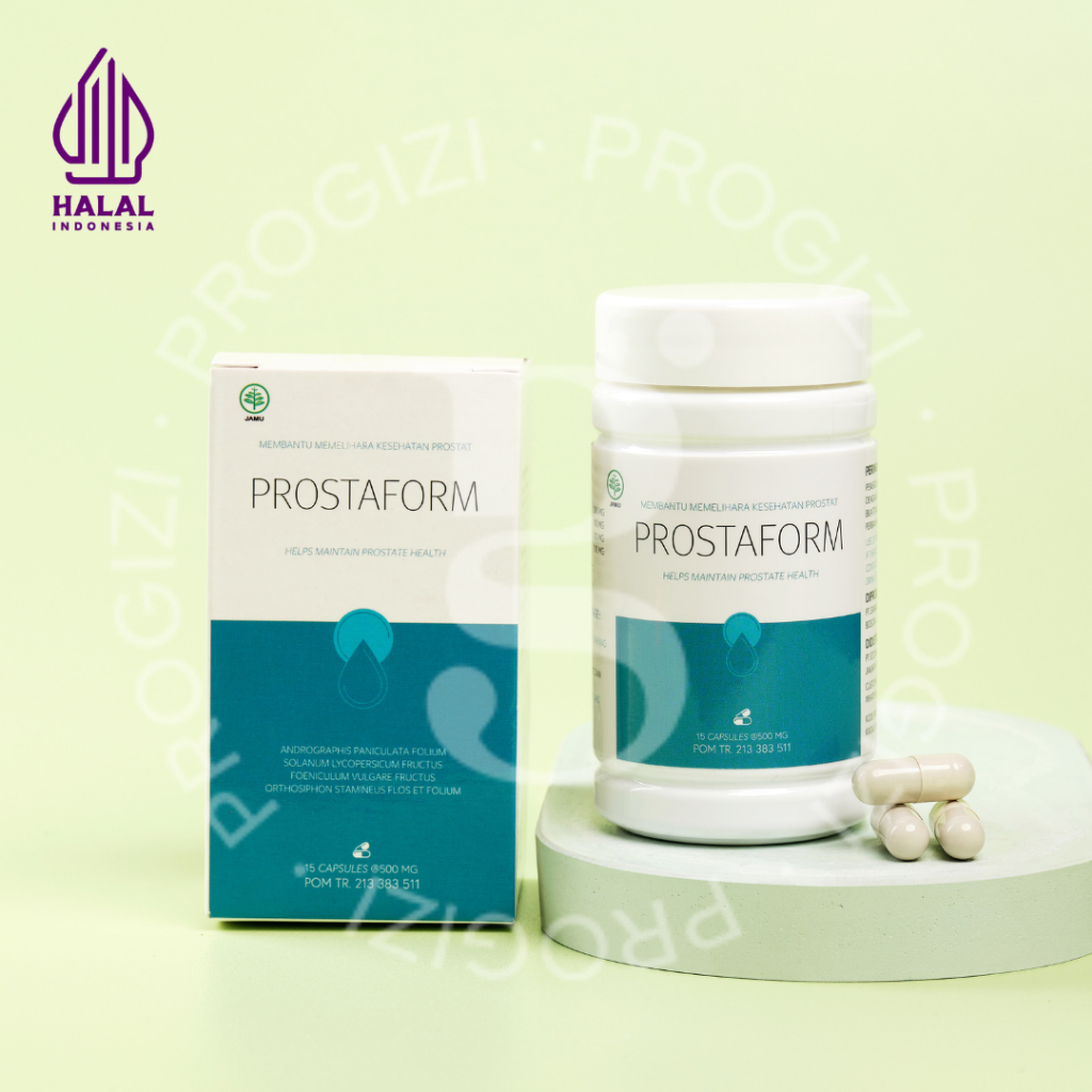 Jual PROGIZI Prostaform Herbal Prostat Original 15 Kapsul | Shopee ...