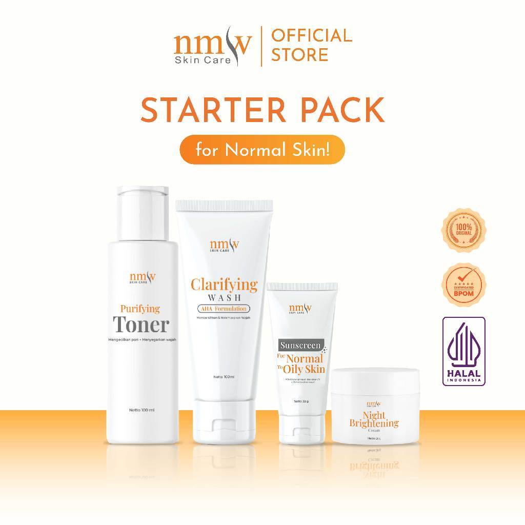 Jual NMW Starter Pack Normal/ Acne/ Dry Skin | Shopee Indonesia