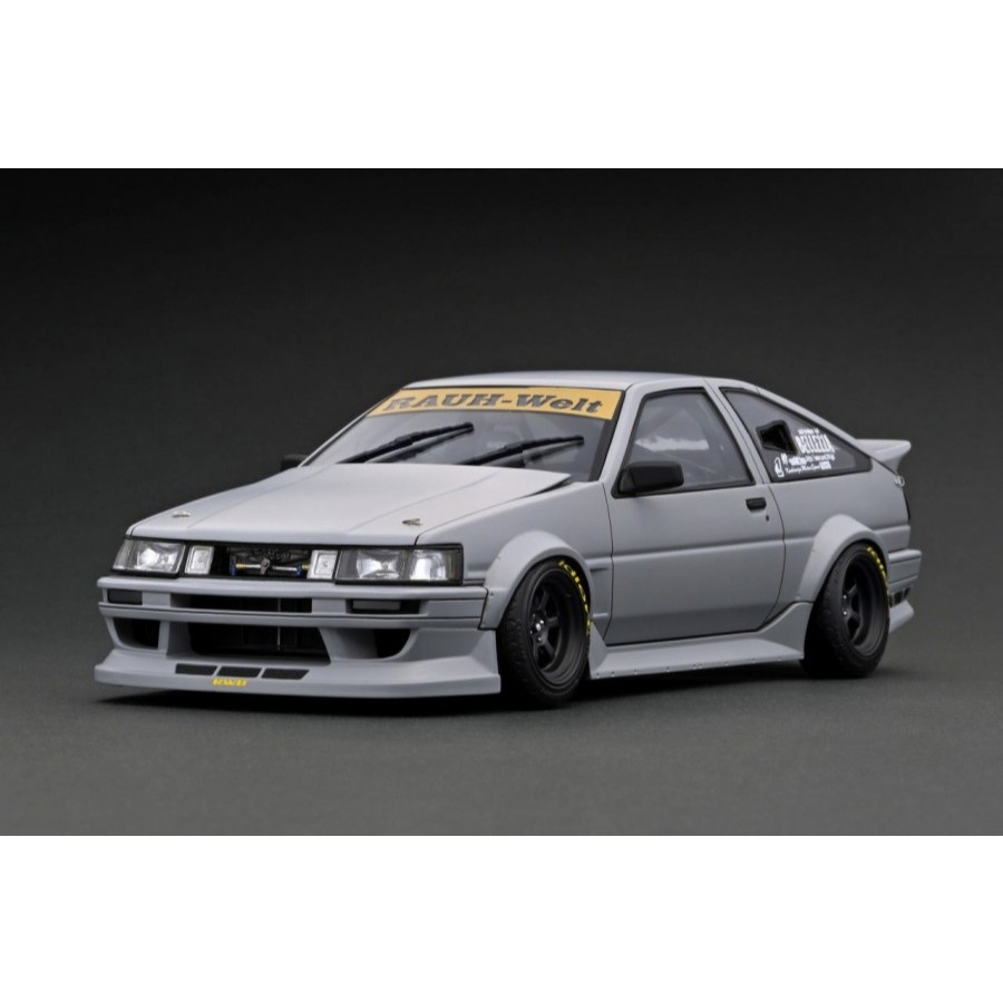 Jual 1/18 Ignition Model RWB AE86 Matte Grey TE37 Type 15