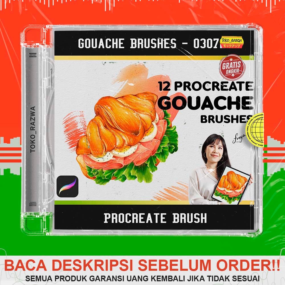 Jual Procreate Brush - Gouache Brushes - 030724 | Shopee Indonesia