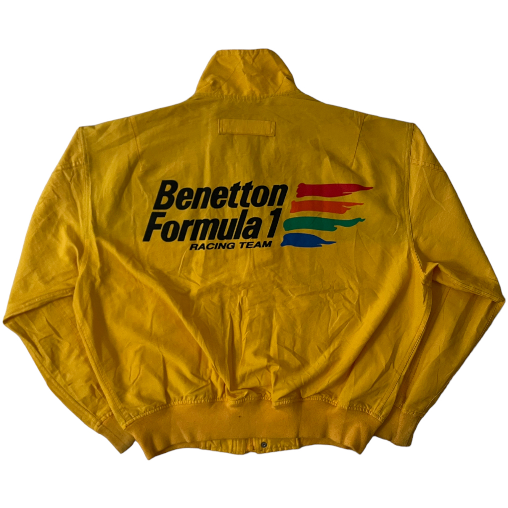 BENETTON F1 イエロー ジャケット Benetton formula 1 jacket Yellow | eBay
