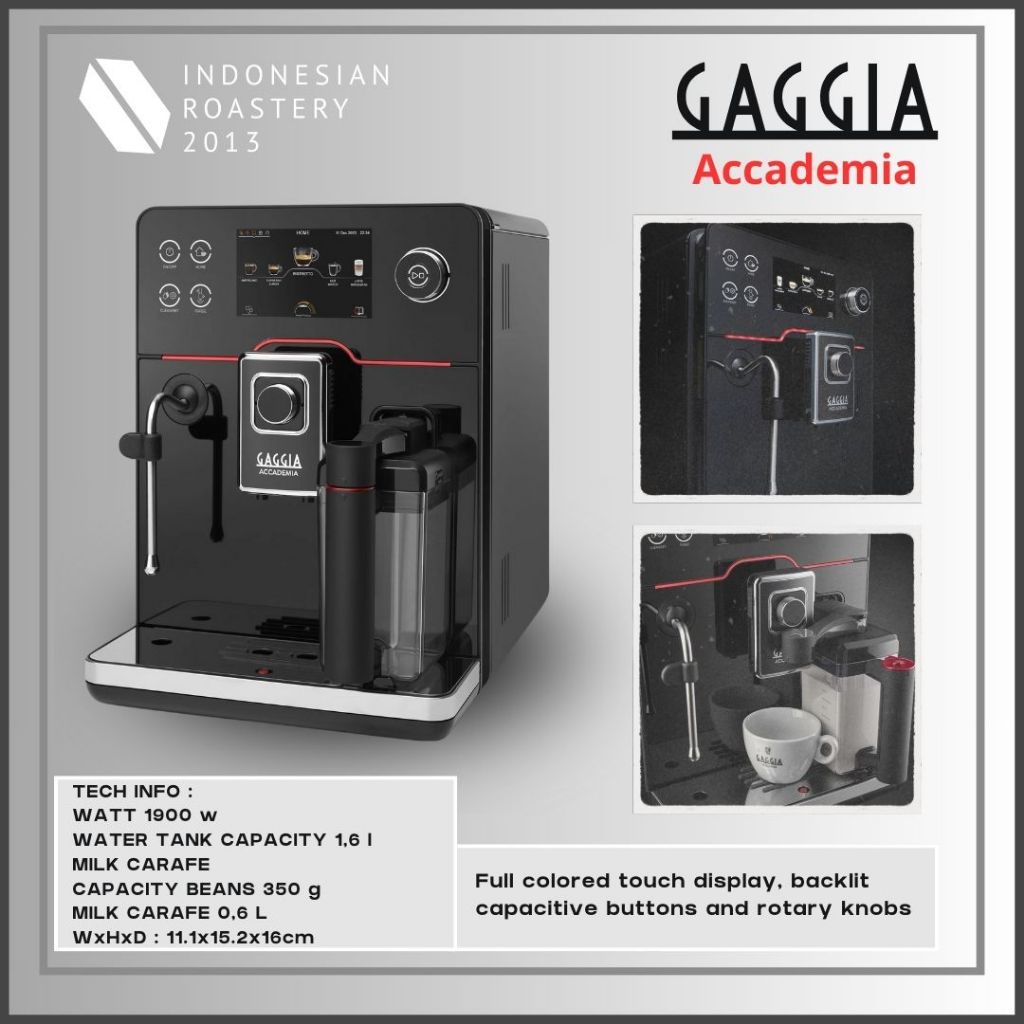 Jual Gaggia Accademia Full Automatic Espresso Coffee Machine Shopee