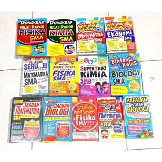 Buku LATIHAN SOAL SMA MATEMATIKA / BIOLOGI / KIMIA / FISIKA / BAHASA INGGRIS / BAHASA INDONESIA