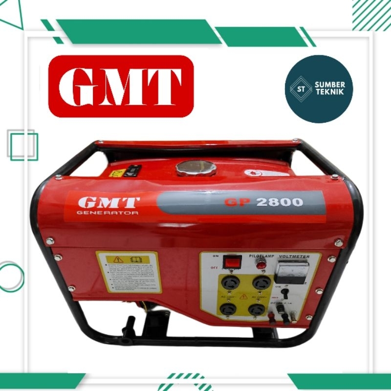 Jual GMT GP 2800 Mesin Genset Bensin 2500 Watt Gasoline Generator ...