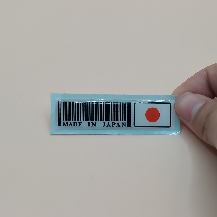 Jual STICKER MADE IN JAPAN STIKER TIMBUL JEPANG BARCODE | Shopee Indonesia