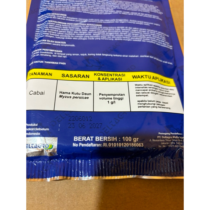 Jual Insektisida PROSID 25 WP Pembasmi Ulat Kemasan 100 gr | Shopee ...
