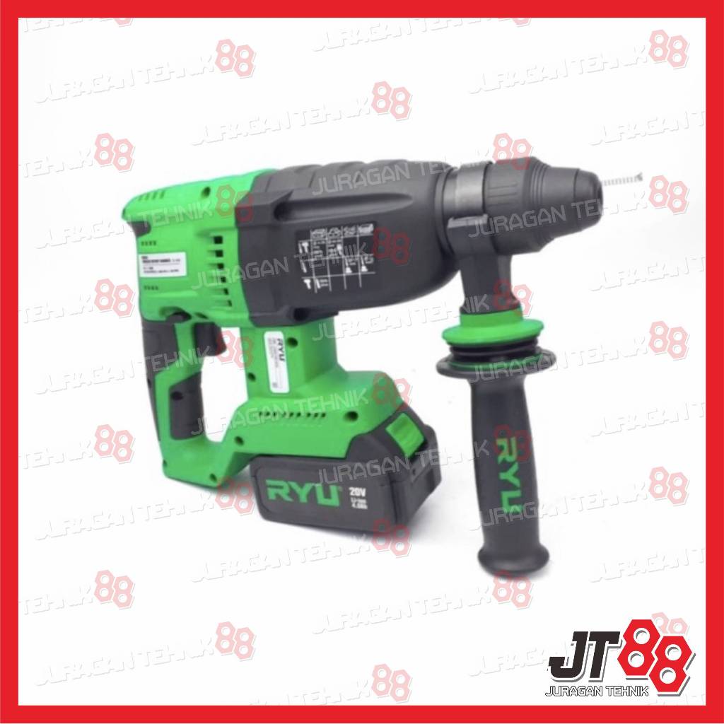 Jual RYU BRUSHLES ROTARY HAMMER RCRH26 (20 VOLT) / MESIN BOR CORDLES ...