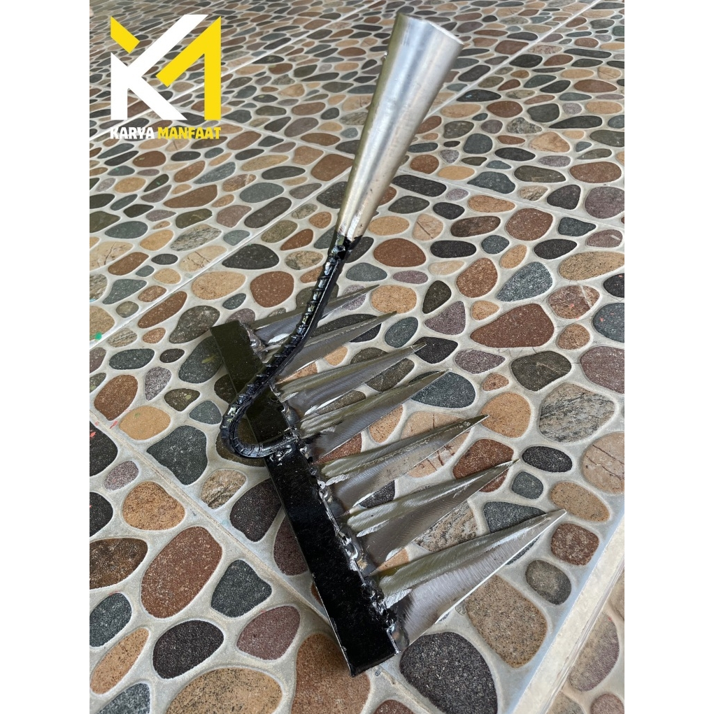 Jual Rake Besi Rake Penyiangan Gulma/ Rake Besi Weeder dengan Pegangan ...
