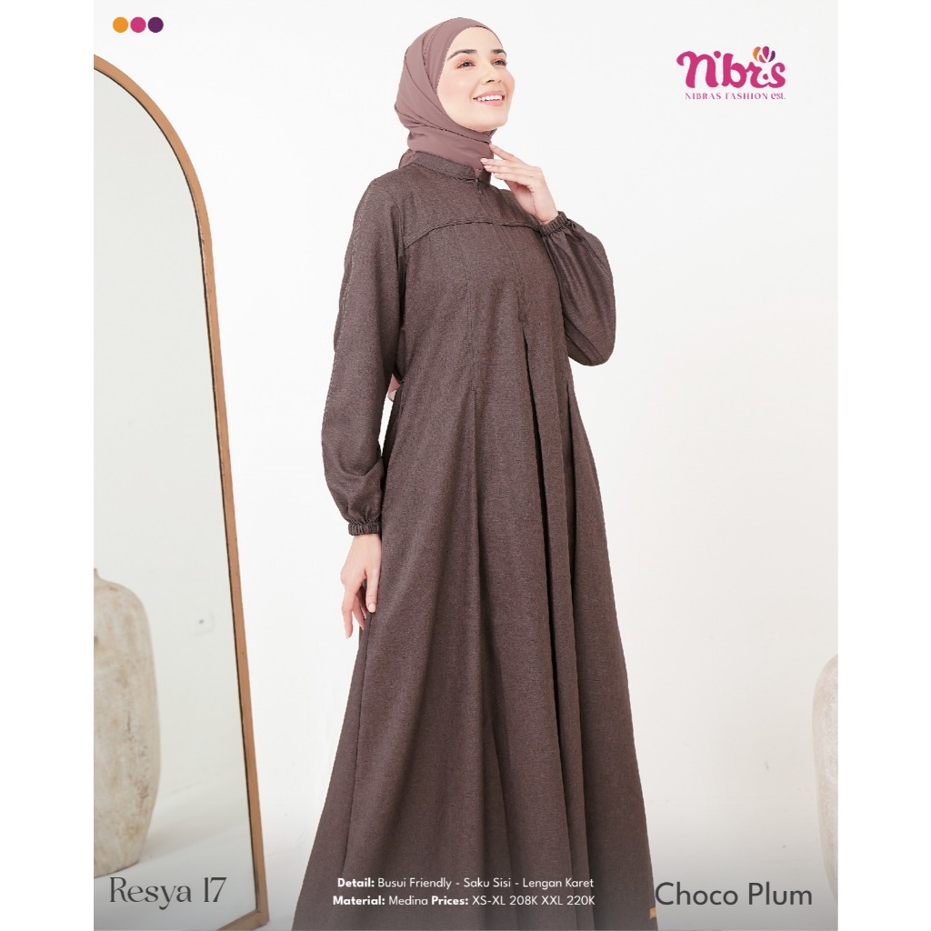 Jual GAMIS DEWASA NIBRAS RESYA 17 GREY,CHOCO PLUM,NAVY | Shopee Indonesia