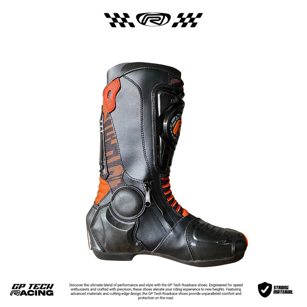 Jual ROB1 Racing Sepatu GP Tech Carrot | Shopee Indonesia