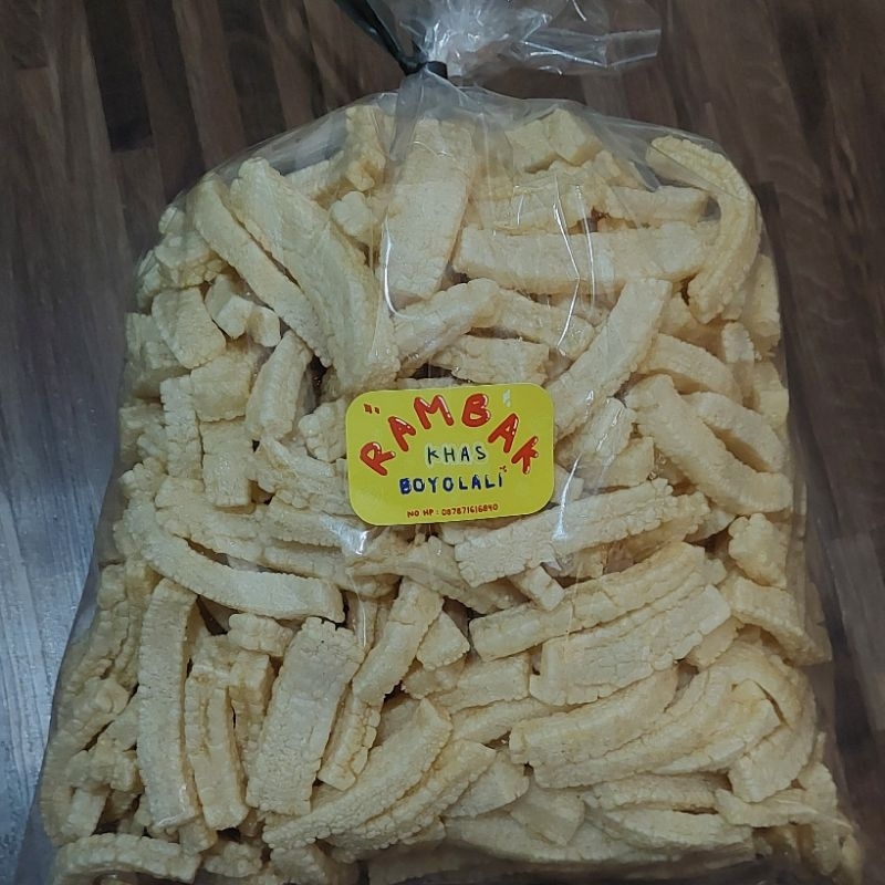 Jual Kerupuk rambak khas boyolali ukuran 20gr (isi 20 pcs)/70gr/250gr ...