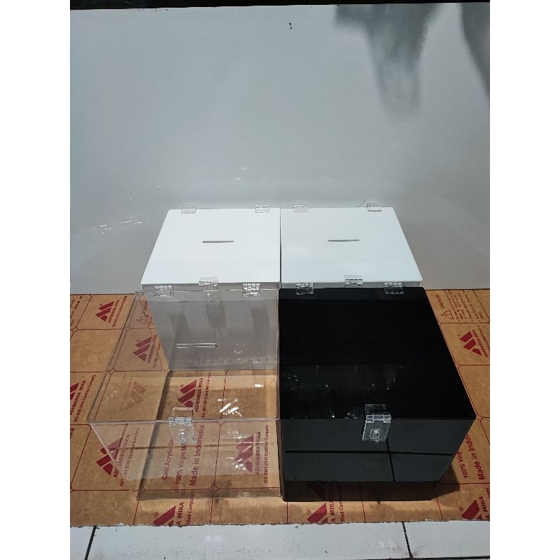 Jual Kotak saran - undian uk 40 x 40 x 40 3mm Akrilik / Box serbaguna ...