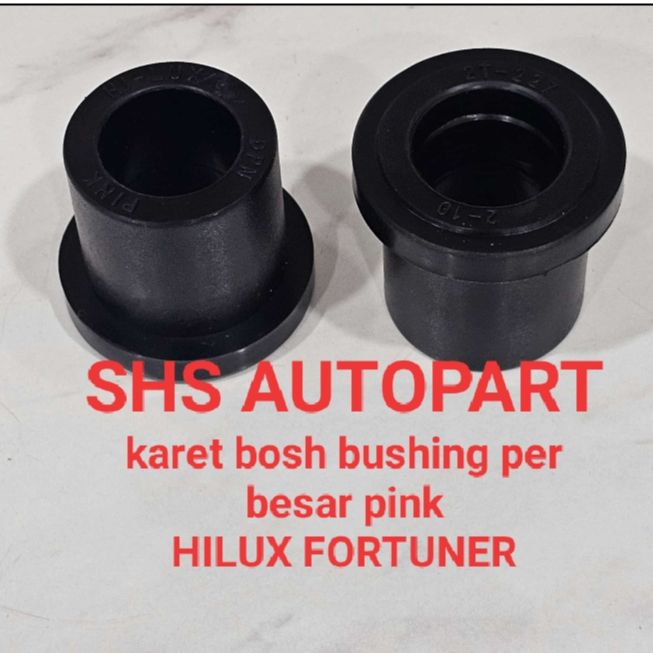 Jual KARET BOS BUSHING PER DAUN DEPAN PINK - HILUX FORTUNER (SINTETIS ...
