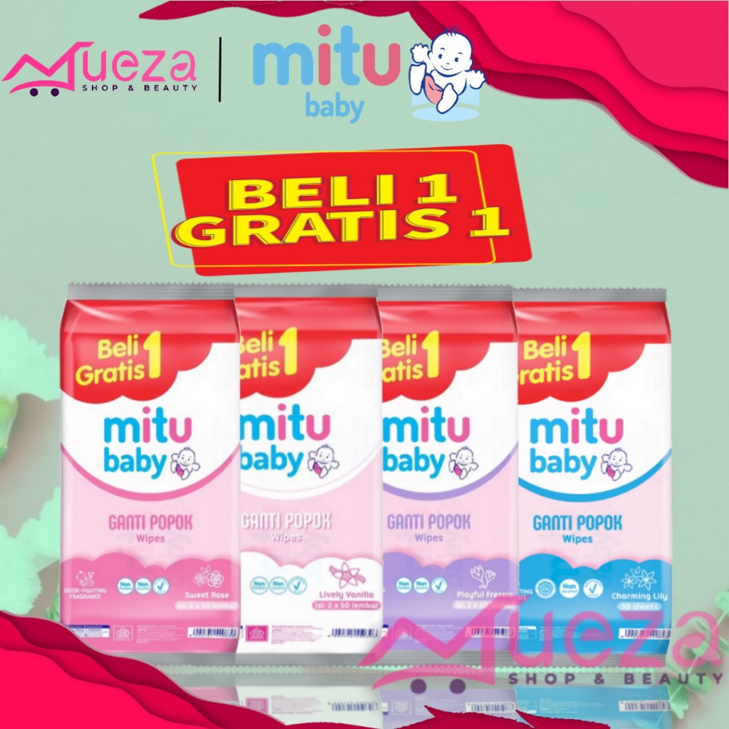 Jual MITU BABY Ganti Popok Wipes 50 sheets | Tisu Basah | Fighting ...