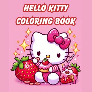 Jual HELLO KITTY COLORING BOOK BUKU MEWARNAI SKETSA GAMBAR MENGGAMBAR