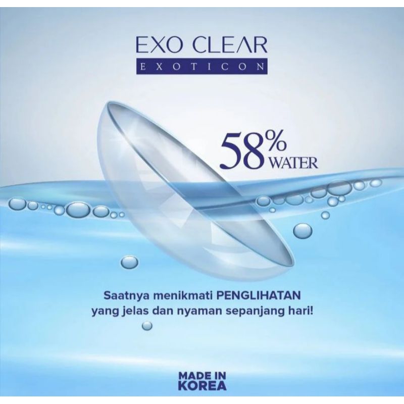 Jual Softlens Minus ExoClear By Exoticon Uk. 14,2mm | Shopee Indonesia