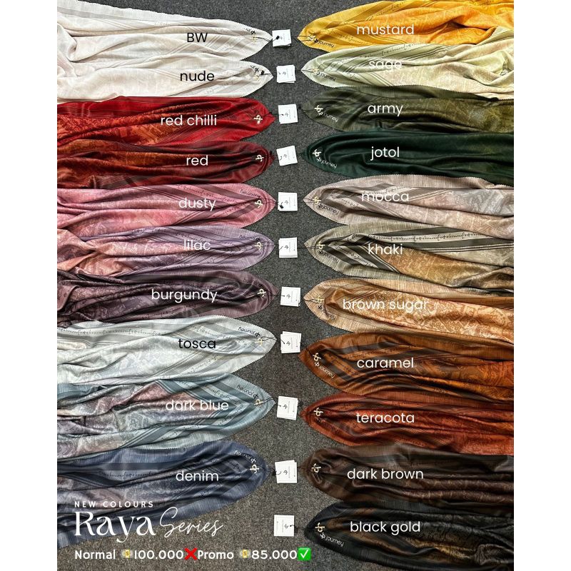Jual READY NEW COLOR RAYA GRADASI BY JOURNEY SCARVES | Shopee Indonesia