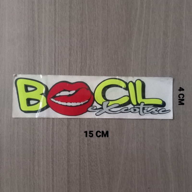 Jual STIKER CUTTING BOCIL EXCOTIS UKURAN KECIL | Shopee Indonesia