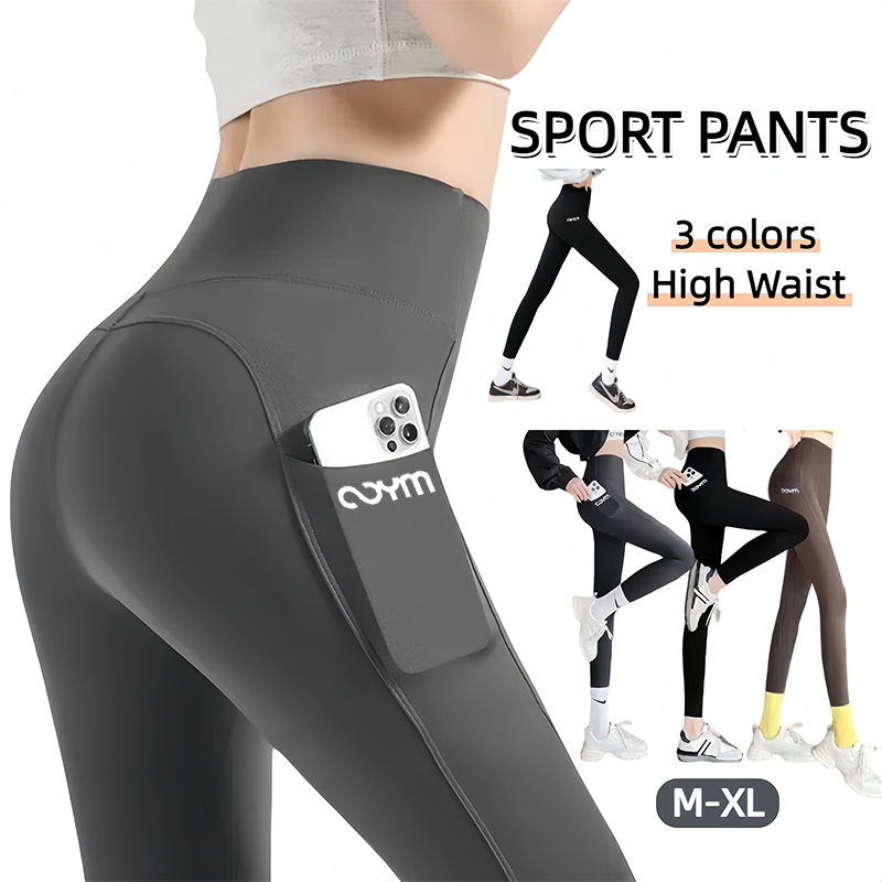 Jual Celana Yoga Legging Olahraga Ada Saku High Waist Sport
