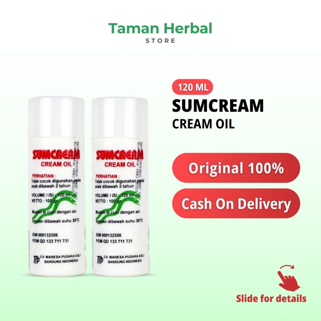 Jual Sumcream Sumbawa Cream Oil | Minyak Oles Pijat (120ml) | Shopee ...