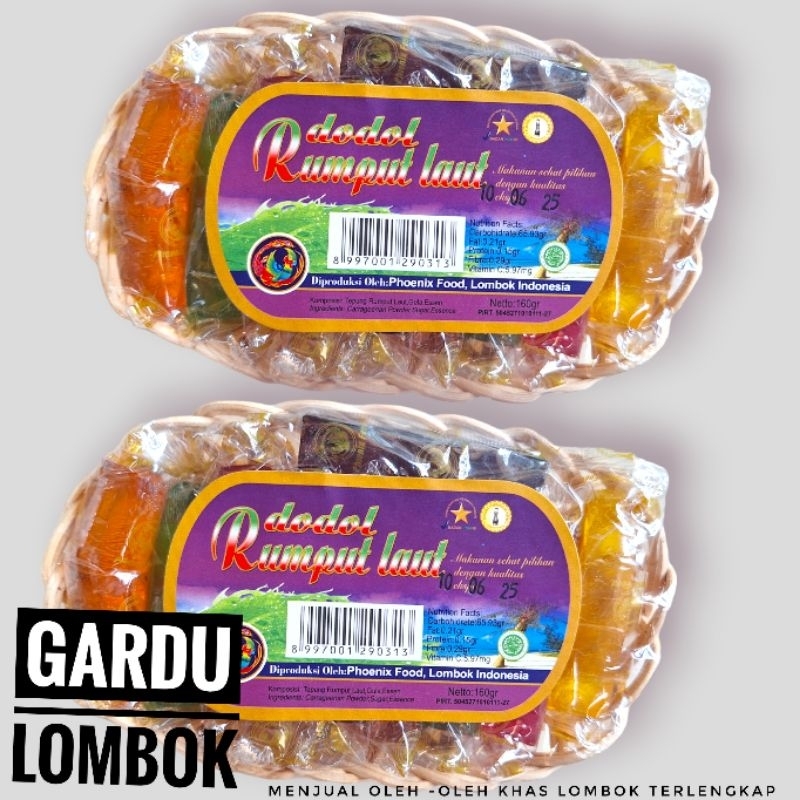 Jual Dodol Rumput Laut Phoenix Keranjang 160 gr (khas Lombok) | Shopee ...