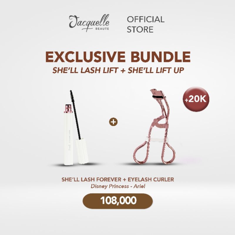 Jual Jacquelle Bundle Hemat Eyelash Curler She'll Lash Mascara Shell