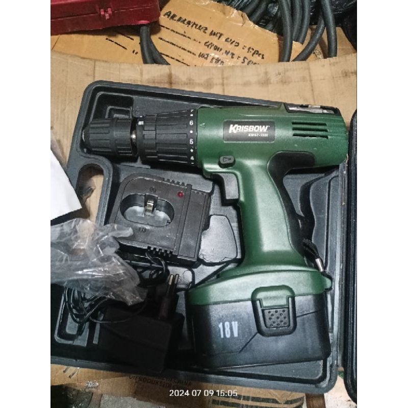 Jual bor cas KRISBOW KW07-1232 komplit batrai 1 | Shopee Indonesia